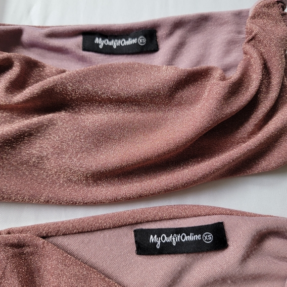 Glitter shimmer 2 piece skirt set - Picture 3 of 5